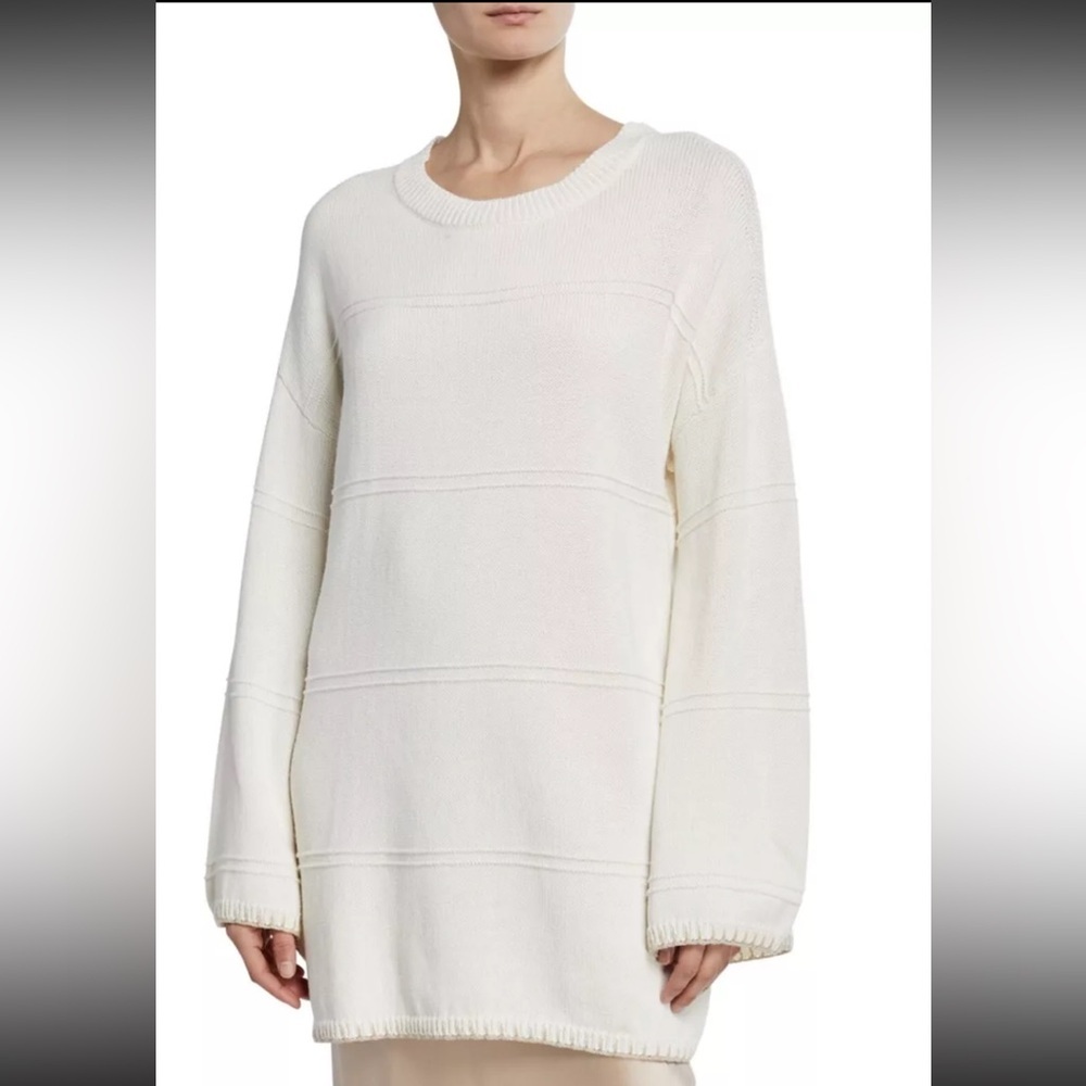 NWT SABLYN Eve Cotton Cashmere Blend Sweater Dress Size Large